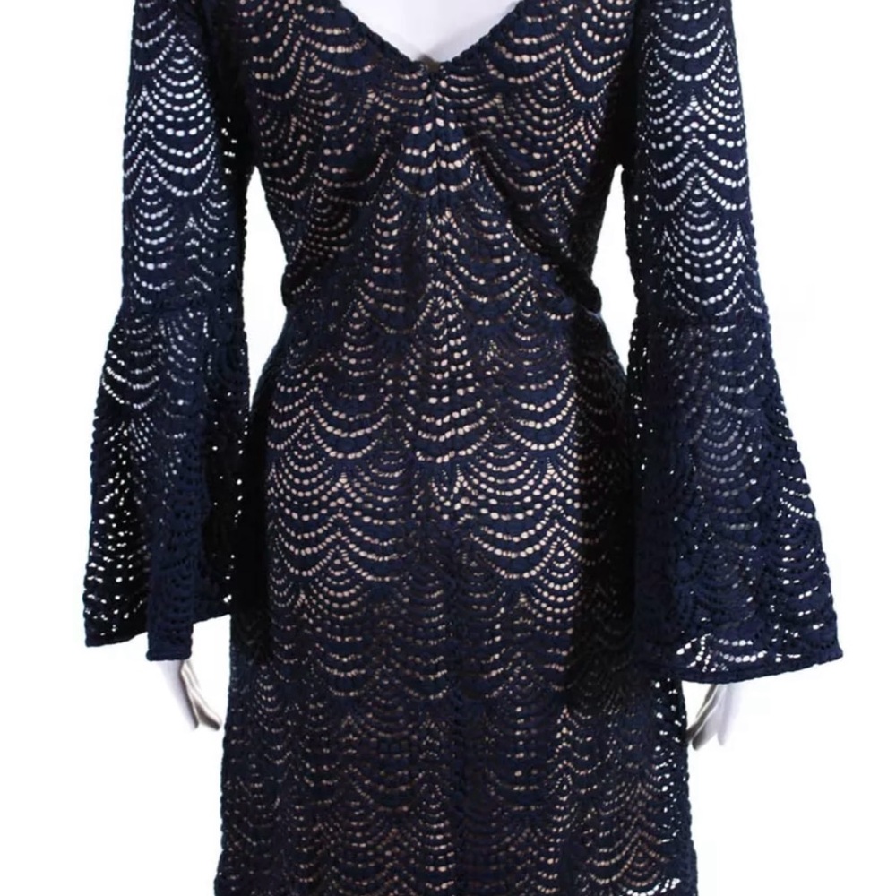 Lilly Pulitzer navy blue dress nwt perfect large - Picture 6 of 8